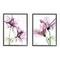 Stupell Industries Purple Flower Bloom Black Framed Wall Art Set